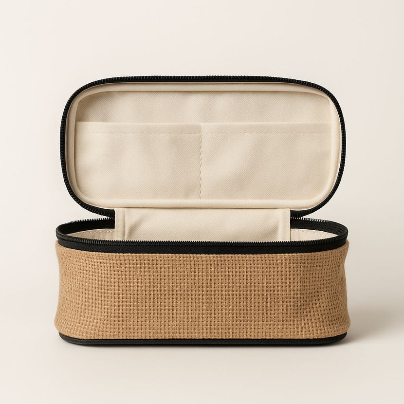 Hessian Toiletry Bag