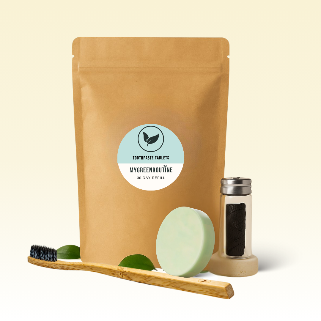 Kraft paper refill pouches with zero waste and 100% compostable packaging  -all natural prodcuts