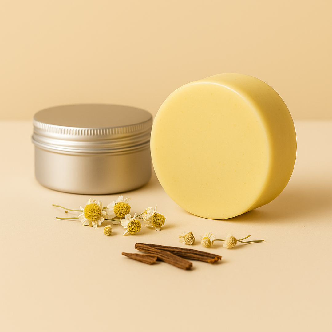 Cold pressed & essential oils combine for a light and refreshing bar