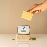 Handmade lavender soap bar with natural oils