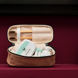 Zero Waste Travel Kit designed for a premium hospitality venue to welcome guests and display eco friendly credentials